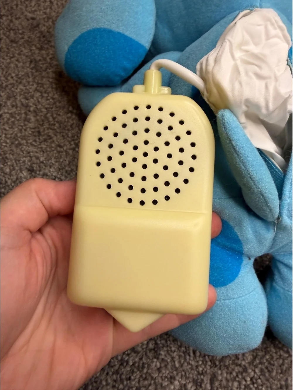 1990s Vintage Blue's Clues Plush Toy with Sound - Tyco 1996